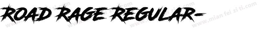 Road Rage Regular字体转换